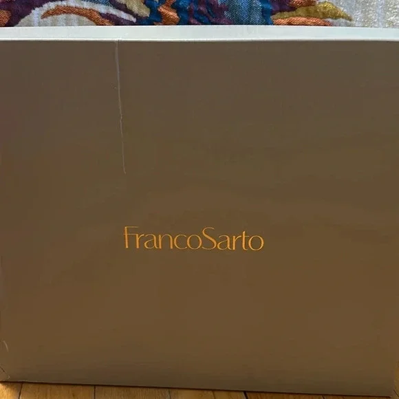 NEW Franco Sarto Tan Katra Clog Block Heel Slip On Platform Mule Size 10 - Picture 10 of 11